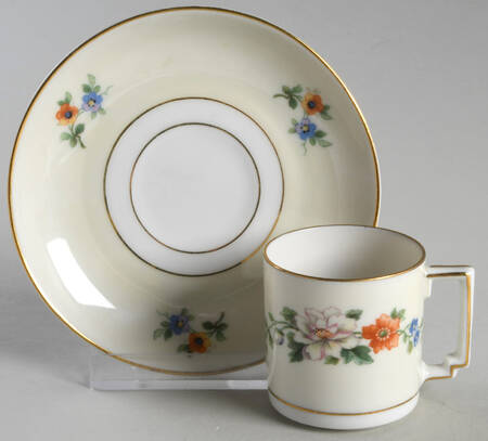 Songbird Flat Demitasse Cup & Saucer Set
