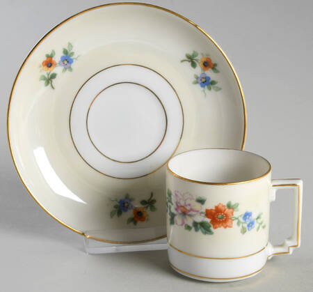 Songbird Flat Demitasse Cup & Saucer Set
