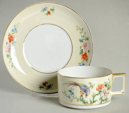 Songbird Flat Cup & Saucer Set