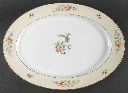 Songbird 17" Oval Serving Platter