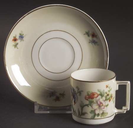 Songbird Flat Demitasse Cup & Saucer Set