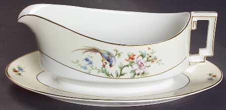Songbird Gravy Boat with Attached Underplate