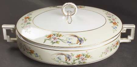 Songbird Oval Covered Vegetable