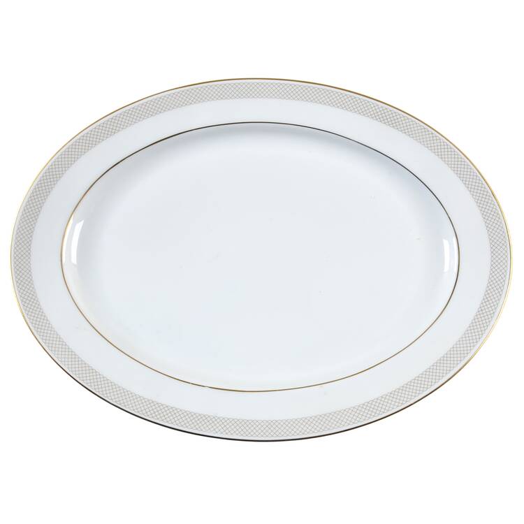 Spinning 12" Oval Serving Platter