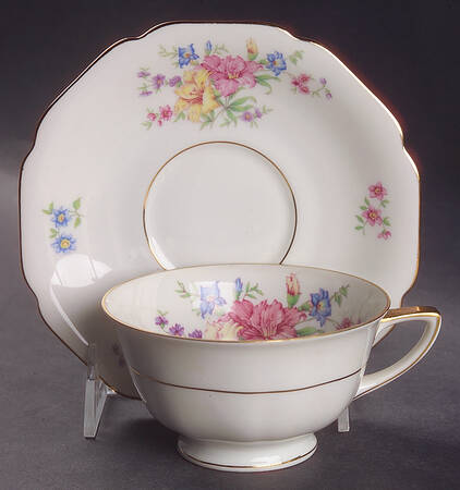 Strasbourg Footed Cup & Saucer Set
