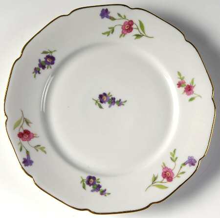 Victoria (Multicolor Flowers) Bread & Butter Plate