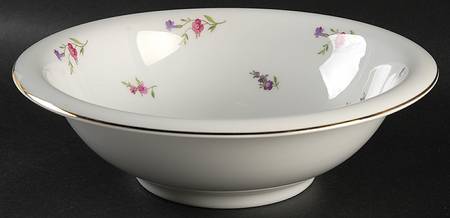 Victoria (Multicolor Flowers) 10" Round Vegetable Bowl