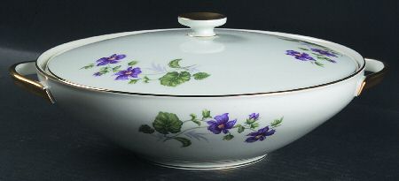 Violet Round Covered Vegetable