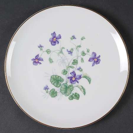 Violet Salad Plate