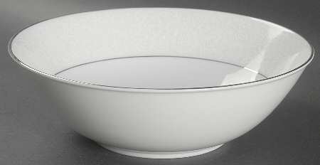 White Lace 8" Round Vegetable Bowl