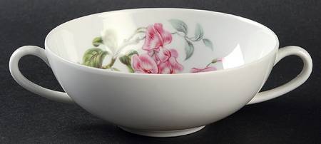 Wisteria Flat Cream Soup Bowl
