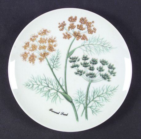 Botanical Herb Seed Salad Plate