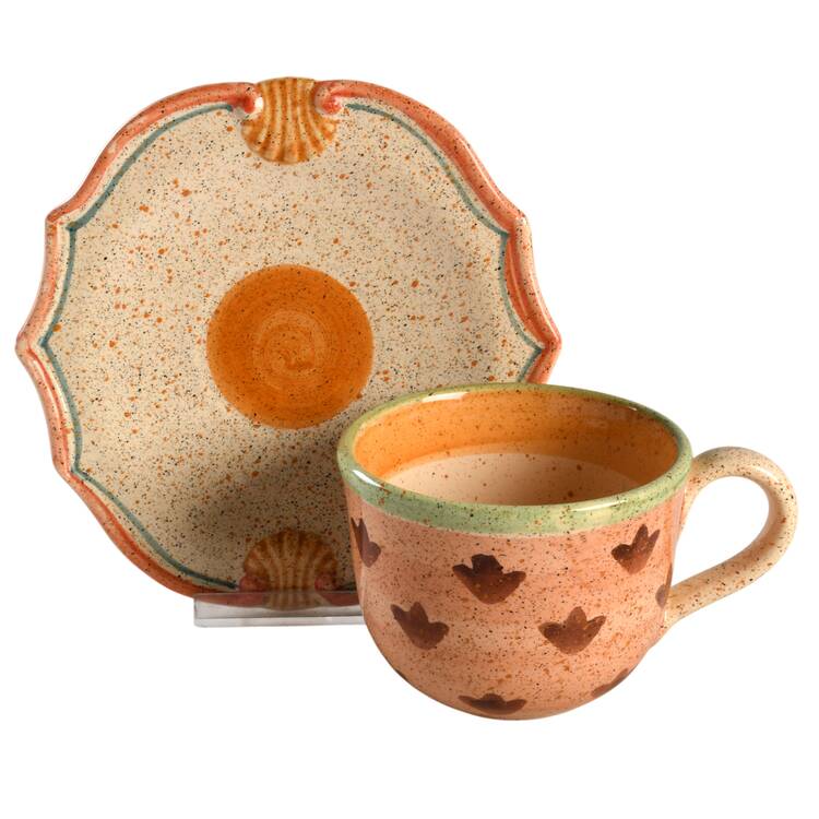 Medici Flat Cup & Saucer Set