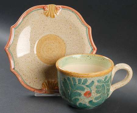 Medici Flat Cup & Saucer Set