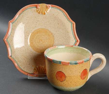Medici Flat Cup & Saucer Set