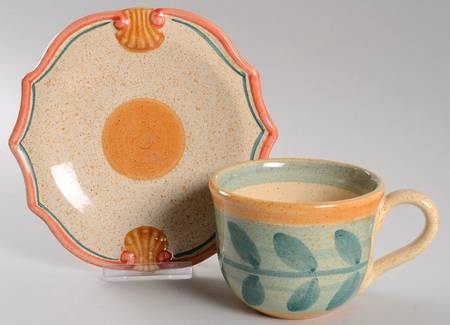 Medici Flat Cup & Saucer Set