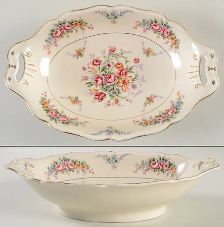 Annette 10" Oval Vegetable Bowl