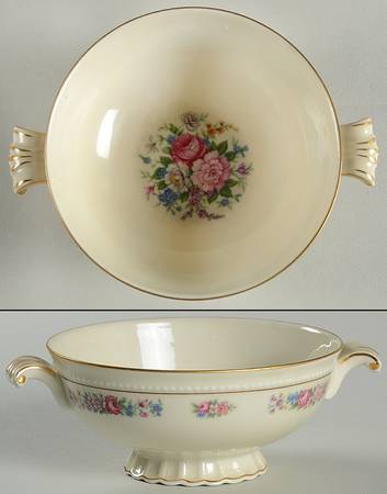 HCZ1 Footed Cream Soup Bowl