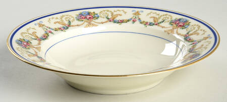 La Boheme Blue Rim Soup Bowl