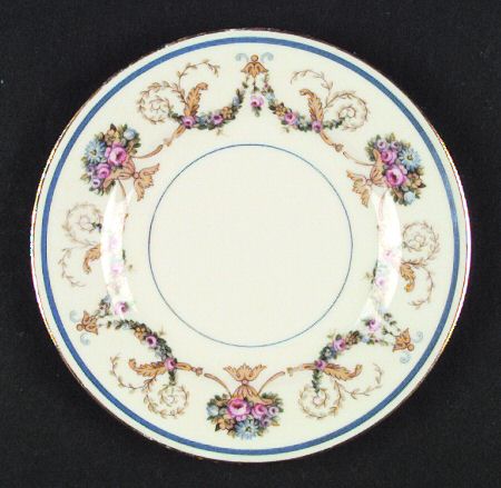 La Boheme Blue Bread & Butter Plate