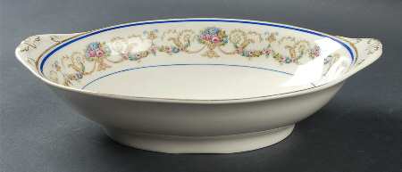 La Boheme Blue 10" Oval Vegetable Bowl