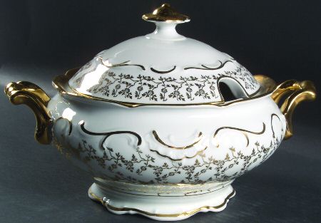 Baroque Style Tureen &  Lid