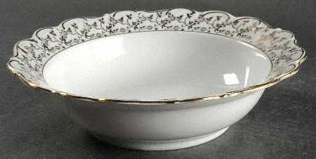 Baroque Style 9" Round Vegetable Bowl