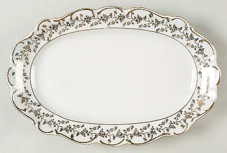 Baroque Style 11" Oval Serving Platter