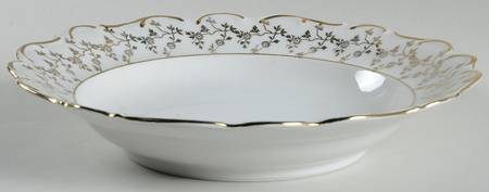 Baroque Style Large Rim Soup Bowl