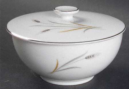 Golden Grain Sugar Bowl & Lid