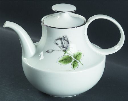 Midnight Rose Teapot & Lid