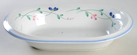 Allegro 9" Oval Vegetable Bowl