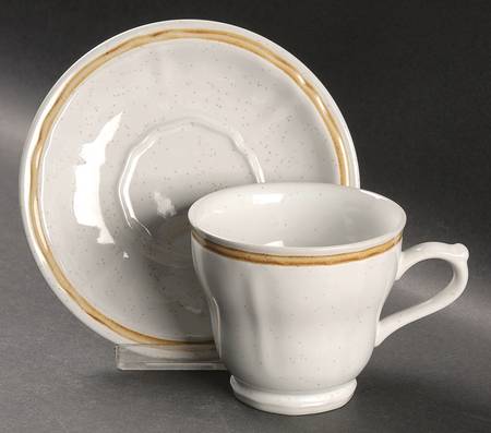 Heritage Footed Cup & Saucer Set