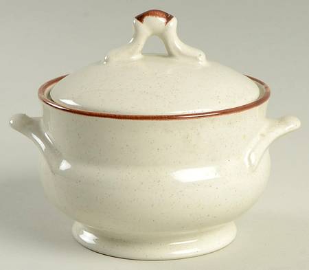 Champagne Sugar Bowl & Lid