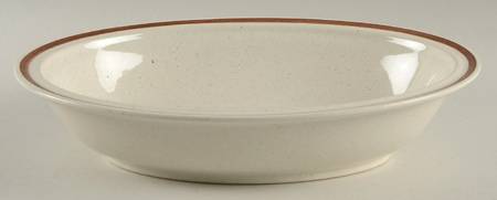 Champagne 10" Oval Vegetable Bowl