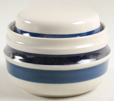 Estate Blue Navy Sugar Bowl & Lid