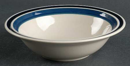 Estate Blue Navy Rim Cereal Bowl
