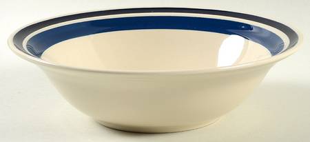 Estate Blue Navy 9" Round Vegetable Bowl