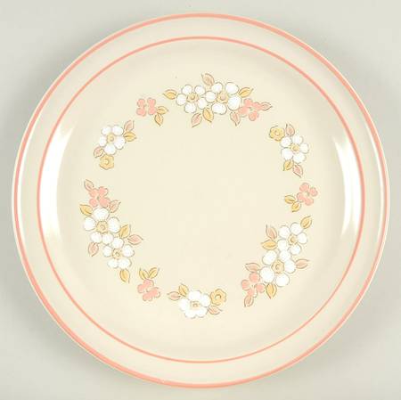 Fleur De Bois Peach 12" Chop Plate (Round Platter)