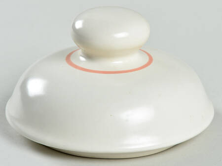 Fleur De Bois Peach Lid for Large Canister
