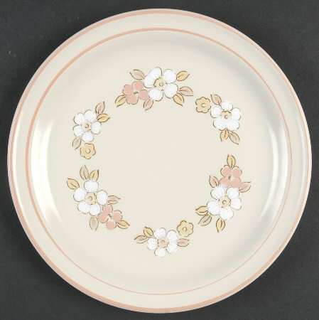 Fleur De Bois Peach Salad Plate