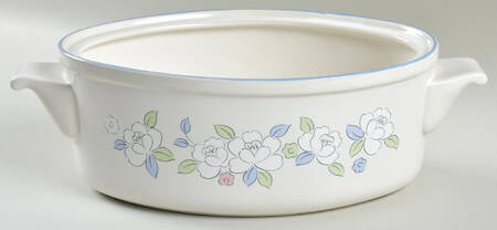 Fleur De Lune Oval Vegetable No Lid