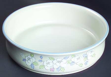 Fleur De Lune 9" Round Vegetable Bowl