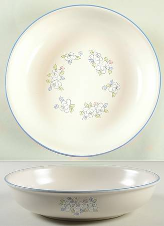 Fleur De Lune 11" Large Salad Serving Bowl