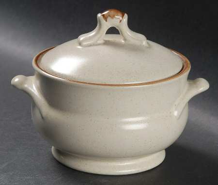 Foliage Time Sugar Bowl & Lid