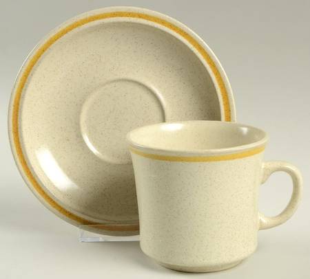 Garden Festival Footed Cup & Saucer Set