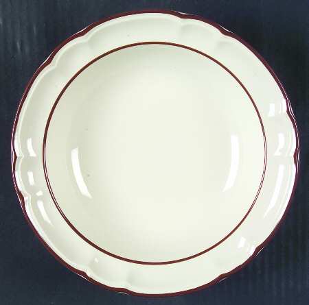Mayblossom Brown Rim Soup Bowl