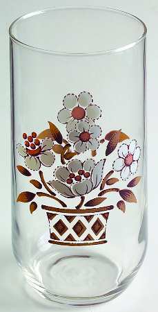 Mayblossom Brown 10 Oz Glassware Tumbler
