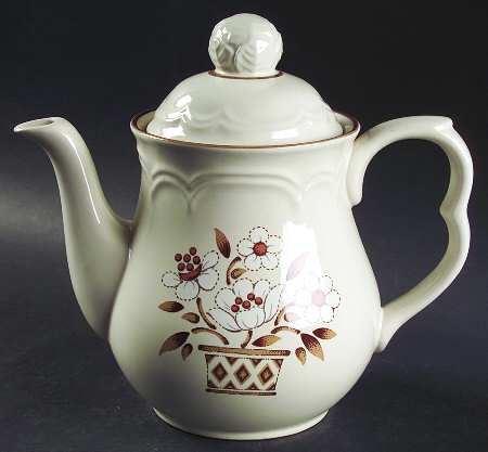 Mayblossom Brown Coffee Pot & Lid