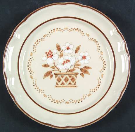 Mayblossom Brown Salad Plate